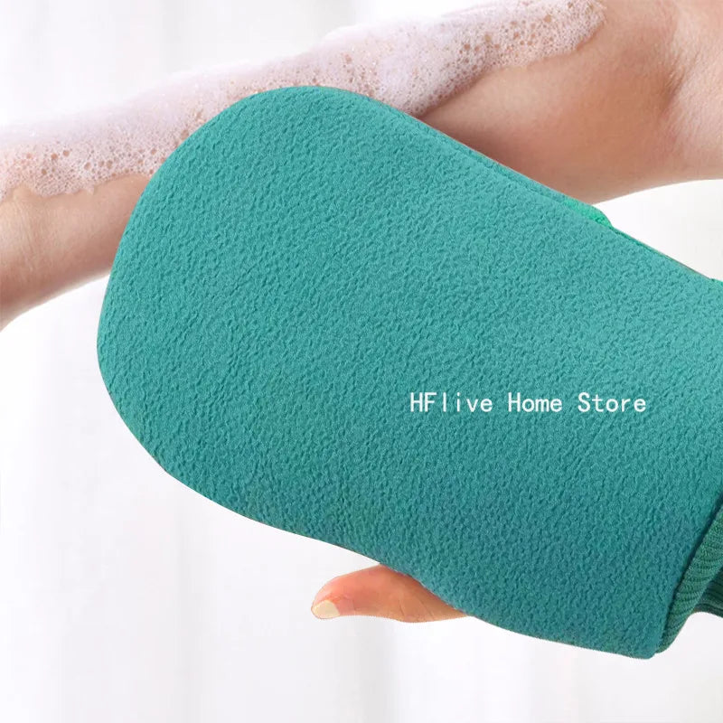Guante exfoliante para baño, exfoliante, limpieza corporal, guantes para frotar piel muerta, para ducha, cepillo corporal, toalla, SPA, espuma, masaje corporal.