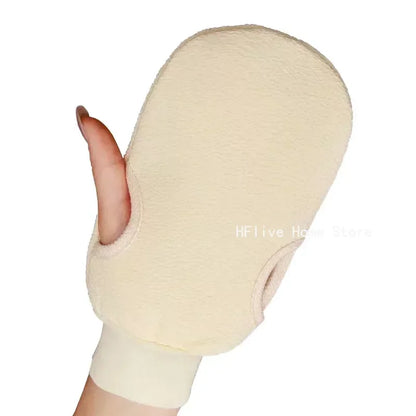 Guante exfoliante para baño, exfoliante, limpieza corporal, guantes para frotar piel muerta, para ducha, cepillo corporal, toalla, SPA, espuma, masaje corporal.