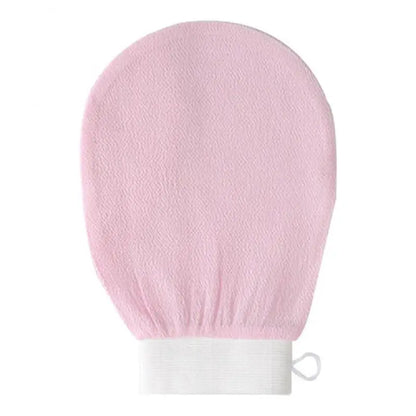 Guante de baño para limpieza corporal, esponja para ducha, guante exfoliante, guante de masaje facial, guante desmaquillante para baño y ducha.