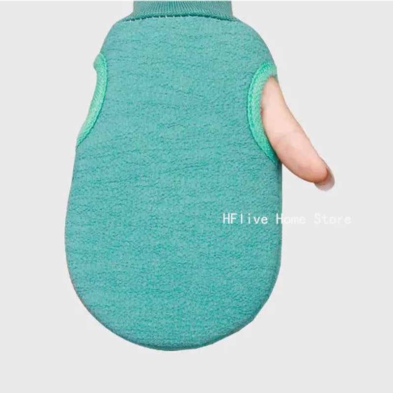 Guante exfoliante para baño, exfoliante, limpieza corporal, guantes para frotar piel muerta, para ducha, cepillo corporal, toalla, SPA, espuma, masaje corporal.