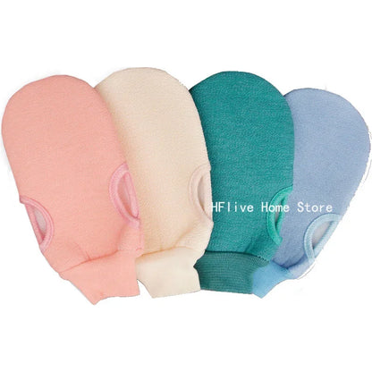 Guante exfoliante para baño, exfoliante, limpieza corporal, guantes para frotar piel muerta, para ducha, cepillo corporal, toalla, SPA, espuma, masaje corporal.